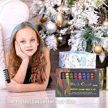 Carica l'immagine nel visualizzatore di Gallery, Capelli gesso pettine, 10 Colori Gessetti per temporanea 10pack - Ilgrandebazar