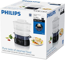 Carica l'immagine nel visualizzatore di Gallery, Philips Vaporiere HD9116/90 con infusore di aromi, 2 cestelli, Timer 5 Litri - Ilgrandebazar