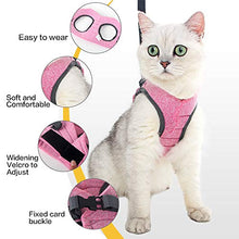 Carica l'immagine nel visualizzatore di Gallery, Dotoner Set di Pettorina e guinzaglio per Gatti, Imbracatura M, pink2