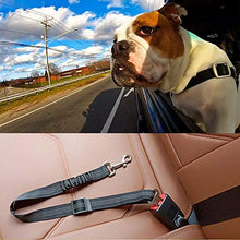 Carica l'immagine nel visualizzatore di Gallery, Imbracatura per Auto Cani 2 Pezzi Cinghie Cinture di Sicurezza...