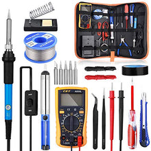 Carica l'immagine nel visualizzatore di Gallery, Saldatore a Stagno 60W, SREMTCH per Saldatura Kit con Valigetta per...