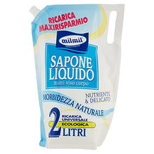 Carica l'immagine nel visualizzatore di Gallery, Mil Sapone Ricarica - 2000 ml - Ilgrandebazar