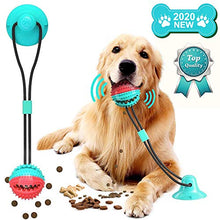 Carica l'immagine nel visualizzatore di Gallery, VZATT Pet Palla con Ventosa, Giocattoli da Masticare per Cani, Gioco blu