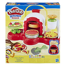 Carica l'immagine nel visualizzatore di Gallery, Play-Doh Pizzeria (playset con 5 vasetti di pasta da modellare),...