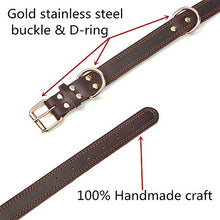 Carica l'immagine nel visualizzatore di Gallery, Collare XS:0.6''width,Neck 9.4-11.8''(24-30cm), Marrone/Non personalizzato