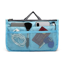 Carica l'immagine nel visualizzatore di Gallery, Ducomi Organizer Borsa Donna 13 Tasche Capiente Large (Standard), Light Blue
