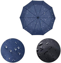 Carica l'immagine nel visualizzatore di Gallery, Newdora Ombrello Portatile Automatico Antivento, Blu Scuro