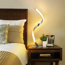 Carica l'immagine nel visualizzatore di Gallery, Albrillo lampada da tavolo a spirale, moderna letto a LED, Spirale - Ilgrandebazar