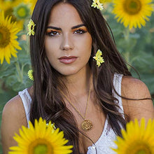 Carica l'immagine nel visualizzatore di Gallery, Tacobear Collana Donna Argento Oro Girasole You are My - Ilgrandebazar