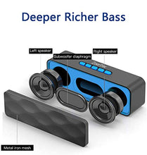 Carica l'immagine nel visualizzatore di Gallery, ZoeeTree S1 Altoparlante Bluetooth Portatili, Cassa con Audio Nero