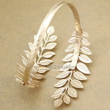 Carica l'immagine nel visualizzatore di Gallery, RechicGu greco Roman Laurel Leaf braccialetto bracciale Vintage Gold