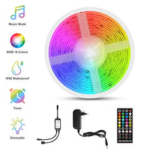 Carica l'immagine nel visualizzatore di Gallery, Striscia LED Musicale, Fansteck 5M Strisce Led TV 5050 RGB 1 Pack