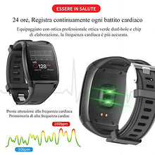 Carica l'immagine nel visualizzatore di Gallery, HalfSun Fitness Tracker, Orologio Braccialetto Pressione nero