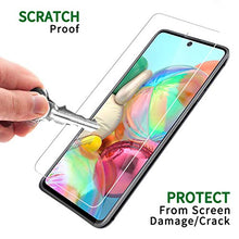 Carica l'immagine nel visualizzatore di Gallery, QHOHQ Compatibile Pellicola Protettiva per Samsung Galaxy A71,Samsung 2 Pezzi