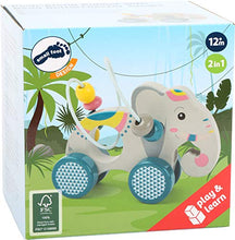 Carica l'immagine nel visualizzatore di Gallery, Small Foot- Animale da Spingere con Percorso motricità Jungle, in Legno...
