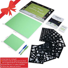 Carica l'immagine nel visualizzatore di Gallery, BONNYCO Tablet Magico A3 e A5, 6 Stencil e 2 Penne Spia Magic Giochi... - Ilgrandebazar
