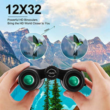 Carica l'immagine nel visualizzatore di Gallery, PREUP Binocolo Professionale 12 * 32, Bambini Con Bussola, 12*32