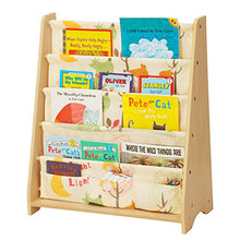 Carica l'immagine nel visualizzatore di Gallery, SONGMICS Libreria di Tessuto per Bambini, a 4 Livelli per...