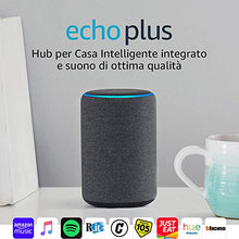 Carica l'immagine nel visualizzatore di Gallery, Echo Plus (2ª generazione) – Hub per Casa Intelligente Tessuto antracite