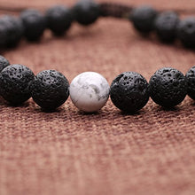 Carica l'immagine nel visualizzatore di Gallery, COAI Coppia Bracciali della Distanza per Lui e Per Lei, Alite, Pietra Lavica
