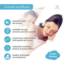 Carica l'immagine nel visualizzatore di Gallery, (4 Paia) Tappi Orecchie Per Dormire di 3a Generazione, Antirumore Forte,...