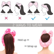 Carica l'immagine nel visualizzatore di Gallery, Hairizone - Set di 2 fasce elastiche per capelli con fiocco, Pink/Roseo - Ilgrandebazar