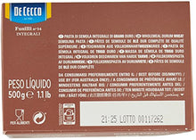 Carica l'immagine nel visualizzatore di Gallery, De Cecco Pasta Integrale Fusilli - 500 g