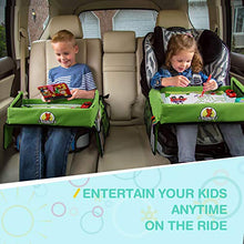 Carica l'immagine nel visualizzatore di Gallery, Vassoio di Viaggio per Auto da Toddler, Lenbest Travel Snack e Play Tray da... - Ilgrandebazar