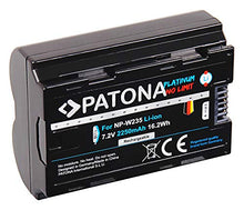 Carica l'immagine nel visualizzatore di Gallery, PATONA Caricatore doppio LCD USB con 2x NP-W235 batteria compatibile con...