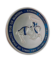 Carica l'immagine nel visualizzatore di Gallery, Eillwin Templar raro placcato argento moneta Knight religiosa da collezione... - Ilgrandebazar