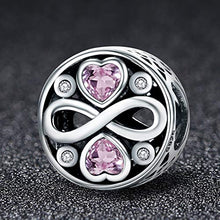 Carica l'immagine nel visualizzatore di Gallery, Ciondolo in argento Sterling 925 a simbolo amore eterno, compatibile con... - Ilgrandebazar