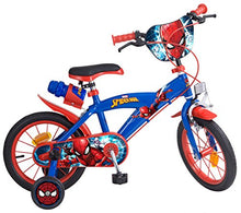Carica l'immagine nel visualizzatore di Gallery, Toims Spiderman Bicicletta per bambino 14", blu