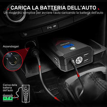 Carica l'immagine nel visualizzatore di Gallery, BuTure Avviatore di Emergenza, 2000A 22000mAh Batterie per Motori...