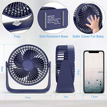 Carica l'immagine nel visualizzatore di Gallery, TedGem Ventilatore USB, da Tavolo Portatile...