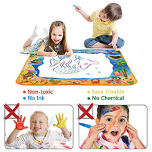 Carica l'immagine nel visualizzatore di Gallery, Pachock Grande Doodle Tappeto Magico 100CM x 70CM, Acqua Tappeto... - Ilgrandebazar