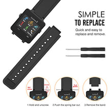 Carica l'immagine nel visualizzatore di Gallery, MoKo Garmin Vivoactive Watch Cinturino, Braccialetto di [1 Pezzi], Nero - Ilgrandebazar