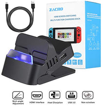 Carica l'immagine nel visualizzatore di Gallery, Zacro Nintendo Switch Dock Portatile e Tipo-C a cavo di ricarica rapida USB,...