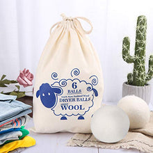 Carica l'immagine nel visualizzatore di Gallery, AMAYGA 6 XL Palline Asciugatrice,100% di Lana per...