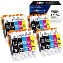 Carica l'immagine nel visualizzatore di Gallery, GPC Image PGI-570XL CLI-571XL 4 PGBK/4 Nero/4 Ciano/4 Magenta/4 Giallo