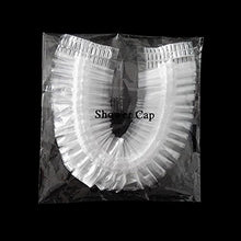 Carica l'immagine nel visualizzatore di Gallery, 100 cuffie per doccia monouso, grandi, in plastica elastica, uso 44CM - Ilgrandebazar