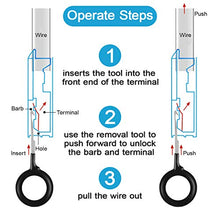 Carica l'immagine nel visualizzatore di Gallery, Crazepony-UK Terminal Removal Tool Kit for Car, 41 Pieces Wire Connector Pin...