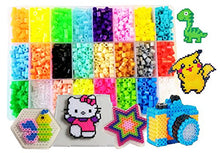 Carica l'immagine nel visualizzatore di Gallery, Perline da stirare-4500pcs 24Colore(4 brilla al buio)3Pegboard+75modello (15... - Ilgrandebazar