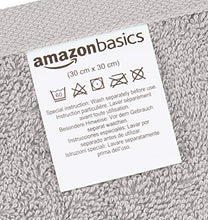 Carica l'immagine nel visualizzatore di Gallery, AmazonBasics - Asciugamani in cotone - Confezione da 12, Grigio - Ilgrandebazar