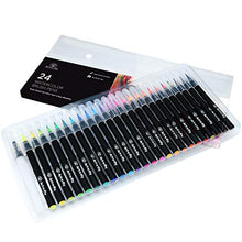 Carica l'immagine nel visualizzatore di Gallery, 24 Brush Pen Set Pennelli Acquerello per Disegno Penne ad Acquerello... - Ilgrandebazar