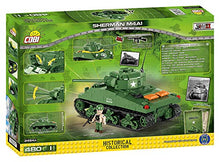 Carica l'immagine nel visualizzatore di Gallery, Cobi-2464 Small Army Carro Armato M4A1 Sherman 420 Pezzi, Colore Verde, 2464