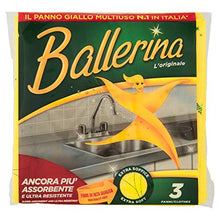 Carica l'immagine nel visualizzatore di Gallery, Ballerina Panno Giallo, Multiuso - 3 Pezzi - Ilgrandebazar
