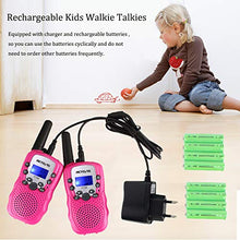 Carica l'immagine nel visualizzatore di Gallery, Retevis RT388 Walkie Talkie Bambini Ricaricabili 8 Canali PMR446 Rosa