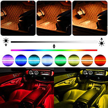 Carica l'immagine nel visualizzatore di Gallery, Striscia LED Auto - Trongle Luci Interne per con 48 RGB, 4...