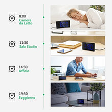 Carica l'immagine nel visualizzatore di Gallery, Holife Sveglia Digitale, da Comodino, 1. Blu con Adattatore - Ilgrandebazar