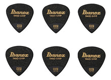 Carica l'immagine nel visualizzatore di Gallery, Ibanez PPA16HSGYE - Confezione da 6 plettri della serie Wizard 1.0mm, Black - Ilgrandebazar